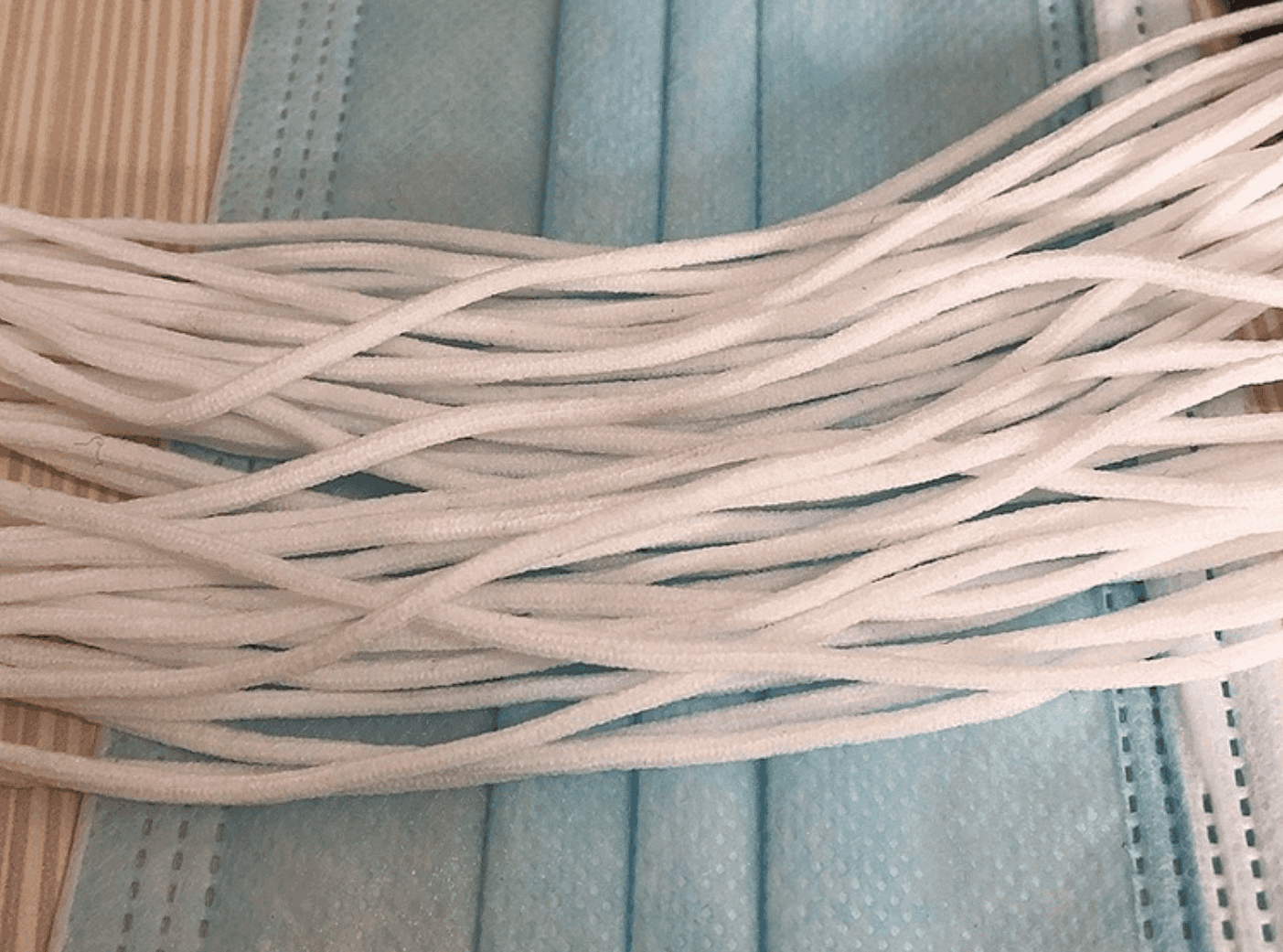 Soft Elastic KN95 Mask Nylon Spandex Earloop Rope