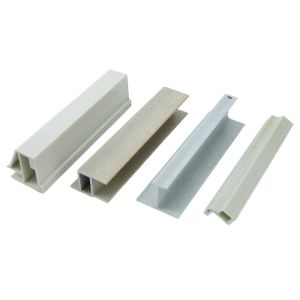 China Durable FRP Shaped Profiles Fiberglass Window And Door Frame Profile For Installation wholesale