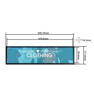 19 Inch IPS Bar Type TFT Display With Wide Viewing Angle