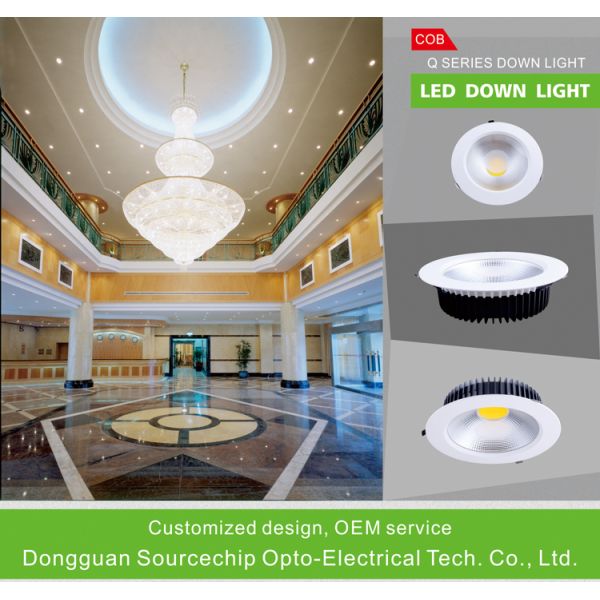 110mm COB 9 watt LED downlight supply
