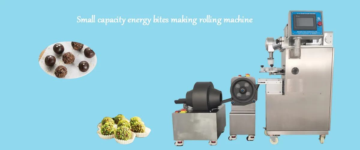 Papa Commercial P110 Small Energy Date Ball Rounder Machine For Chocolate Hazelnut Energy Bites Making