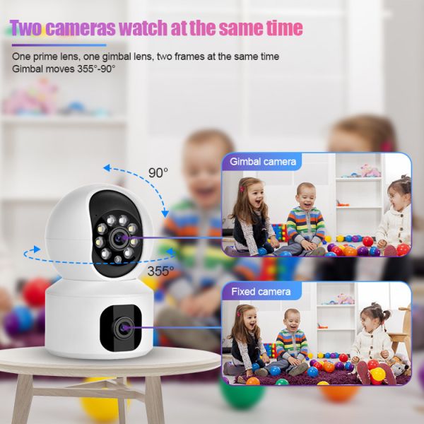 Wifi Net Smart Home Security Camera Panoramic Baby Monitoring