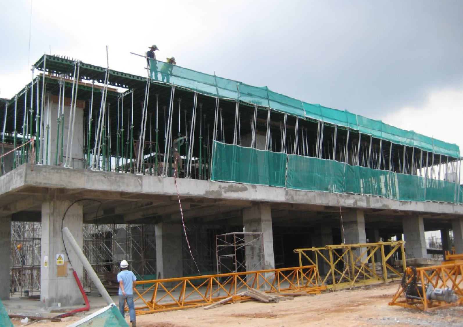 High Building Floor Concrete Slab Scaffolding Systems Efficient