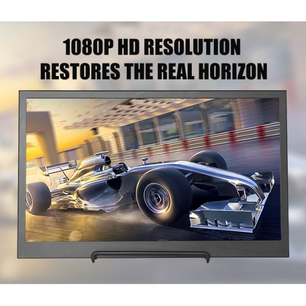 Polcd IPS Panel 15.6 Inch HD Portable Gaming Monitor 1080p Computer Screen LED Display