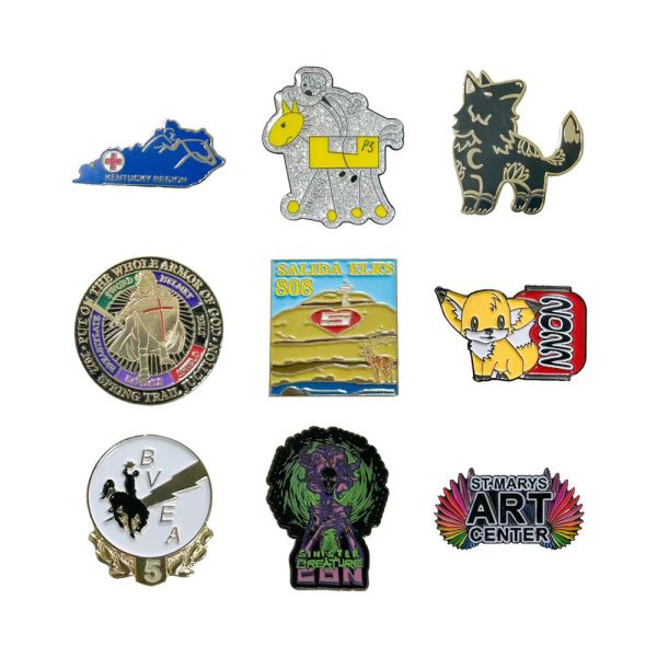 Custom 1.5in Soft Enamel Lapel Pins for Branding