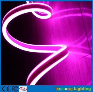 China best selling 12V double side pink led neon flexible light on sale