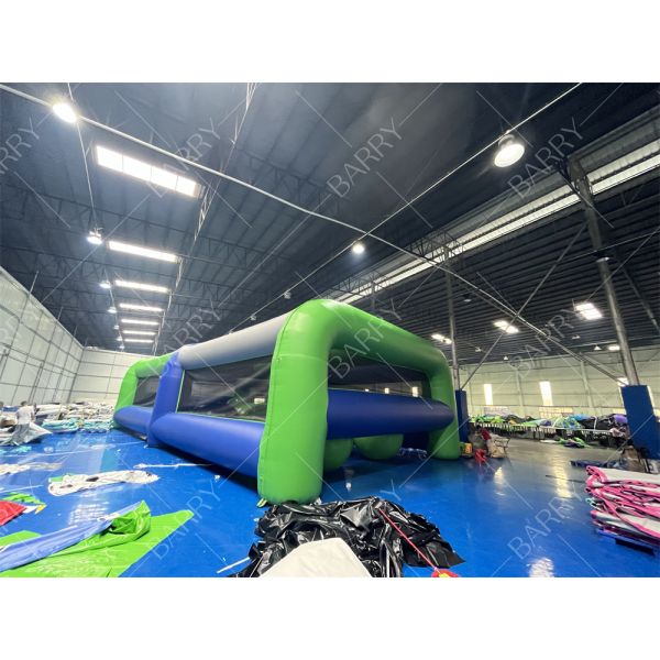 Outdoor Sport Game 5-Kilometers Barrier Inflatable 5k Run Obstacle Course Big Balls For Commercial Event 