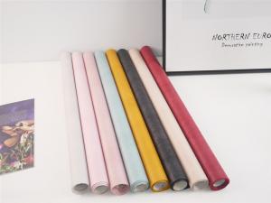 Pure Color Terylene Flower Gift Wrapping Paper Width 60cm 10m Each Roll