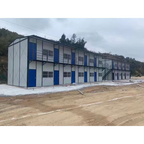 Modern Design Steel and Sandwich Panel Modular Customized Container House Dormitory for Office or Mall Use Flat Pack Str