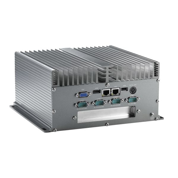 MIS-8706 All Aluminium Fanless Embedded Box IPC Board Mounted I7 3520M CPU Dual Network 6 Series 6 USB 1 PCI Extension
