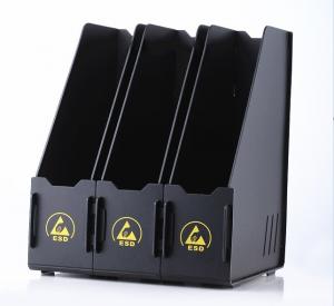 China Permanent ESD Safe Magazine File Holder With 1 / 2 / 3  Compartments on sale