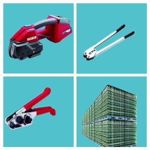 China Bundling Brick Banding Automatic Poly Strapping Machine 3.9kg wholesale