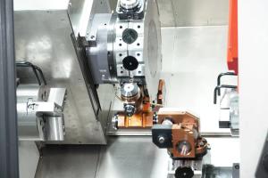 China Powerful Multi Spindle Cnc Vertical Turret Lathe With Back Spindle wholesale