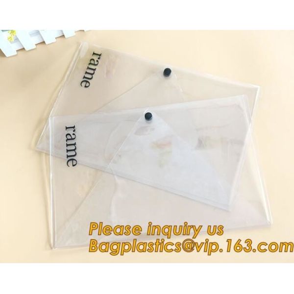 PVC A4 File Folder Document Filing Bag Stationery Bag,Good Quality Custom Cute