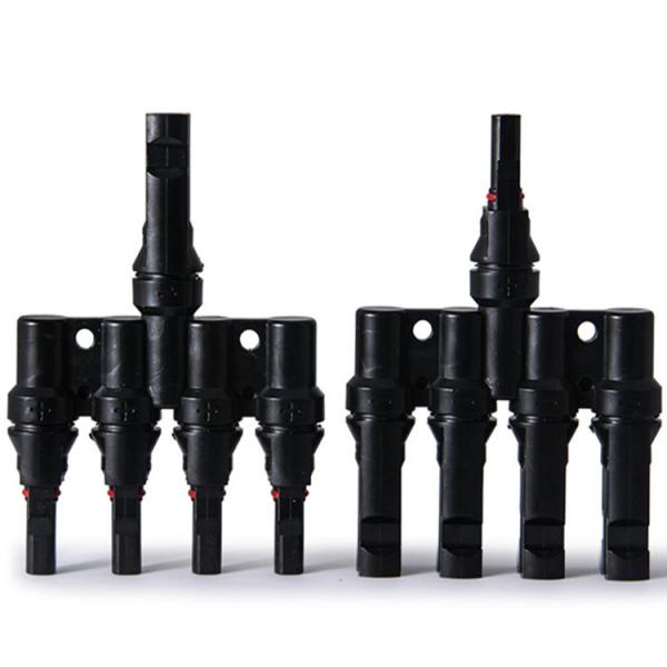 Quality MC4 T-Branch Connector 4 in 1,Adaptor 5 in 1 T-branch connector,Y Connector 2 in 1,Splitter Y Connector 3 in 1 for sale