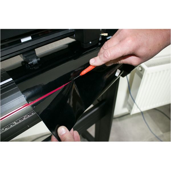 High Speed Vinyl Sticker Cutter , Vinyl Cutter Plotter With Steel Axis