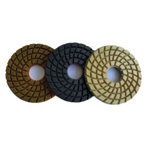 Wet Machining 4 inch 3 Step Diamond Polishing Pads For Concrete