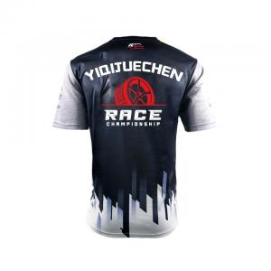 China Custom Sportswear Logo Breathable Short Sleeve Round Neck Car Racing Jersey Motorcycle T Shirt wholesale