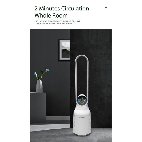 Homefish Luftreiniger Household Air Purifier With Bladeless Purification Fan OEM