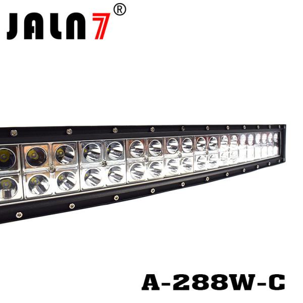 LED Light Bar JALN7 50Inch 288W Curved Spot Flood Combo LED Driving Lamp Super Bright Off Road Light LED Work Light Boat
