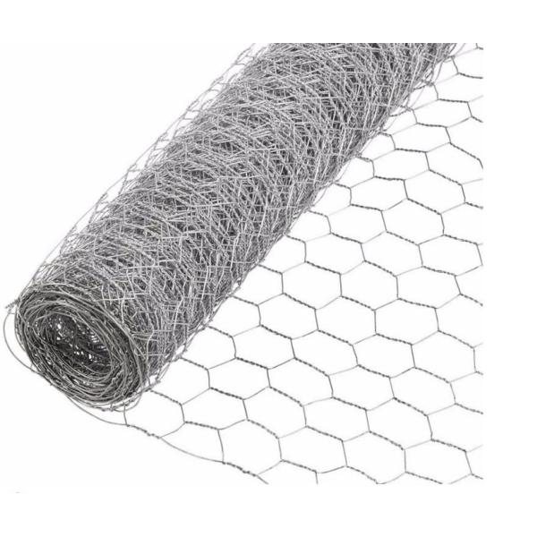 Galvanized Or Pvc Coated Hexagonal Wire Mesh , Hexagonal Chicken Wire Mesh