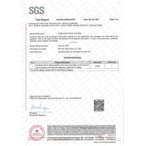 FOSHAN AE PARTITION TECHNOLOGY LIMITED COMPANY Certifications