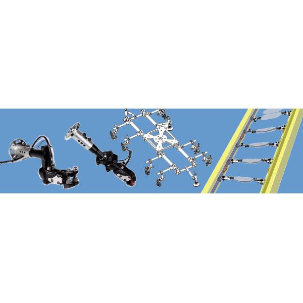 Standard Pneumatic Transfer Grippers On Quick Change System For Sheet Metal