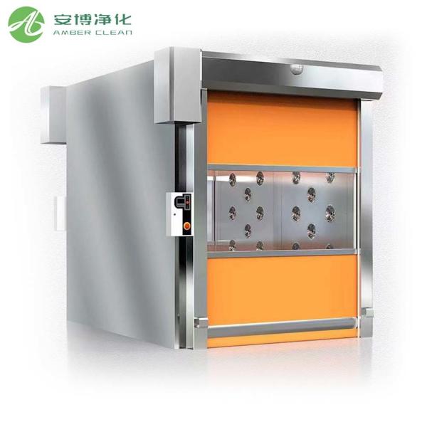 Customized ULPA Advanced Filtration Automatic Rolling Door Cargo Air Shower