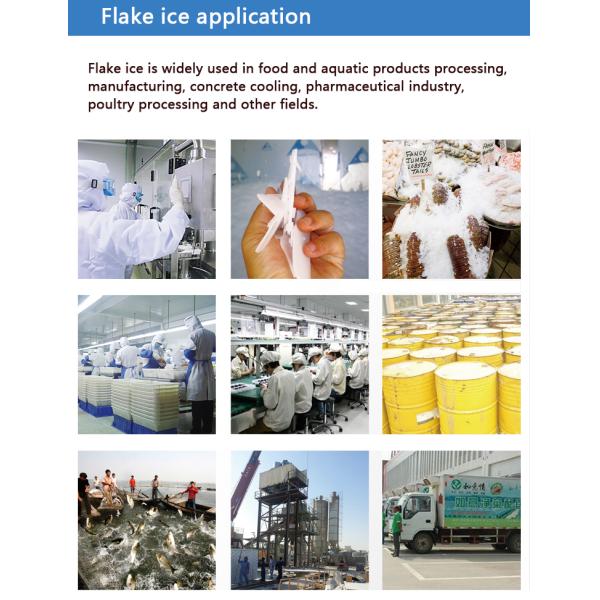 Energy Saving Fresh Keeping Flake Ice Making Machine 10 Kw