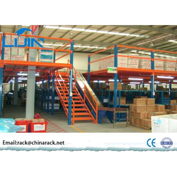 Anti Corrosive Storage Mezzanine Floors , Loading capacity 200 ~ 1000kg/sqm