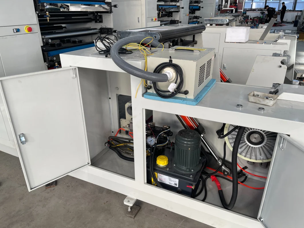 1color Roll Paper Sticker Label Flexo Printing Machine Use IR Dryer And Ink Solvent