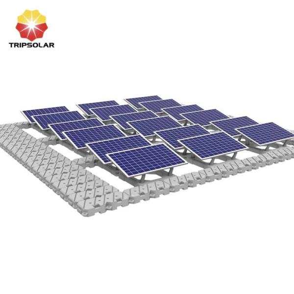 Customizable Floating Solar Mounting System for Wind Load Up to 40m/s and Performance