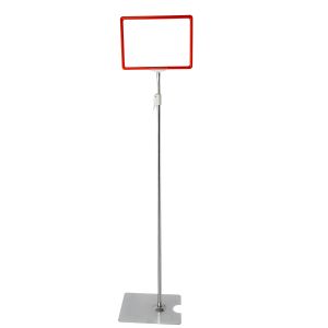 Buy cheap Custom Chrome-faced POS Sign Holder , POP Poster Display For Promotion Card from wholesalers