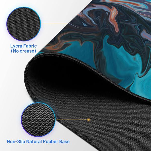 2024 XYDAN Sublimation Mouse Pad Office Accessory with Abstract Strata Pattern