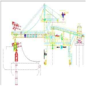 Rail Mounted Travelable Continuous Loading System At Seaport