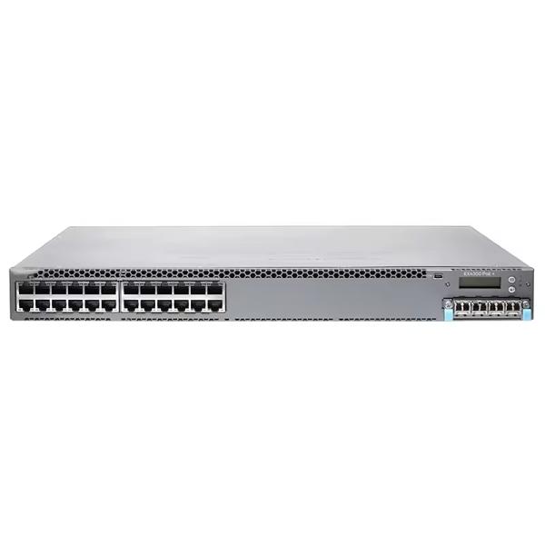 Stocked Customized Networks EX4100-24P Ethernet Switches with 10/100/1000Mbps Transmission Rate and 4 X 1/10G SFP/SFP