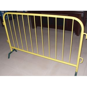 y crowd control barrier fence with removable feet, portable fence for constructi