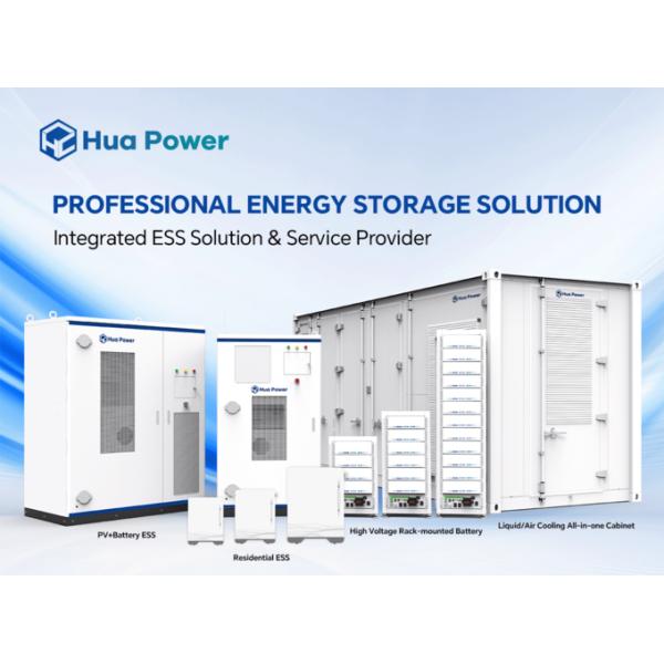 3.72MWh Container Energy Storage System Liquid Cooling For Large Scale Project