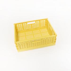 China Multiscene OEM Foldable Plastic Basket , Leakproof Collapsible Plastic Storage Bins wholesale