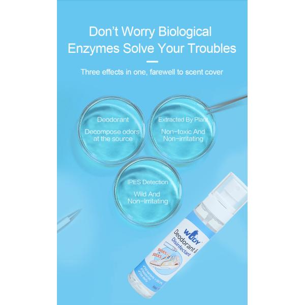 100ml Fabric Deodorant Spray Portable Clothes Socks Odor Freshener