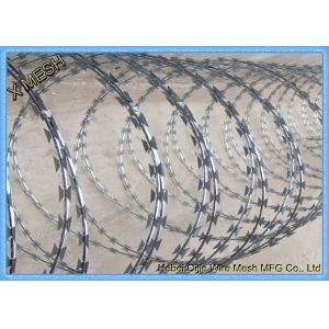 Stainless Steel Cbt-60 Crossed Razor Wire Security Fence with Clips
