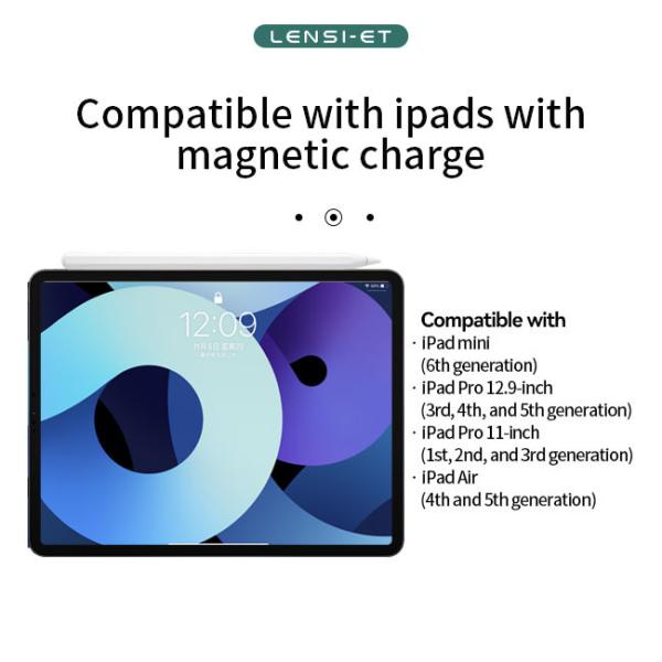 Magnetic Stylus Capacitive Touch Pen Apple Pencil 2 Replacement No Delay