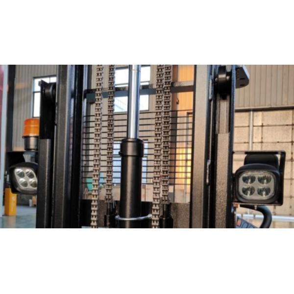 Electric Walkie Stacker 1500kg Load Capacity Adjustable Forged Fork