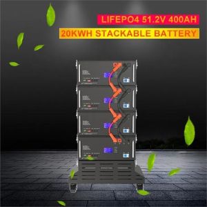Deep Cycles Stacked Lithium Battery Pack LiFePO4 Battery Customization