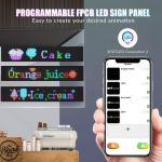 Indoor LED Digital Signage with Bluetooth App Control and Remote Scrolling