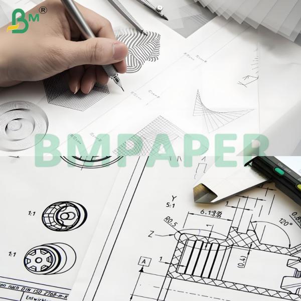 90GSM 100GSM Uncoated Sketch Paper Rolls for Professional Drawing