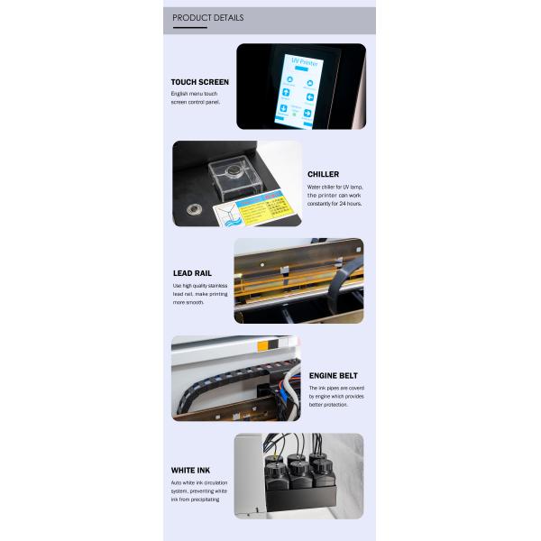 SGS Inkjet DTG T Shirt Printer A3 Digital Printing Machine For Clothes