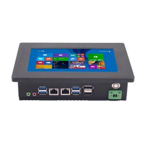 China Aluminum Case Industrial Panel Mounted Touch Screen Pc Fanless Computer on sale