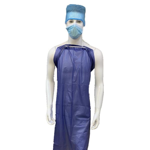 Waterproof Disposable PVC Apron With Ties for Factory / Food Industry