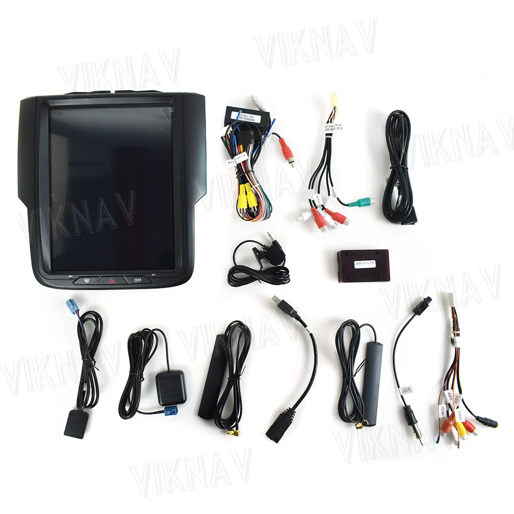 VIKNAV 10.5 Inch Touch Screen 8 Core Android Car Radio For Dodge Ram 1500 2013-2018 Head Unit